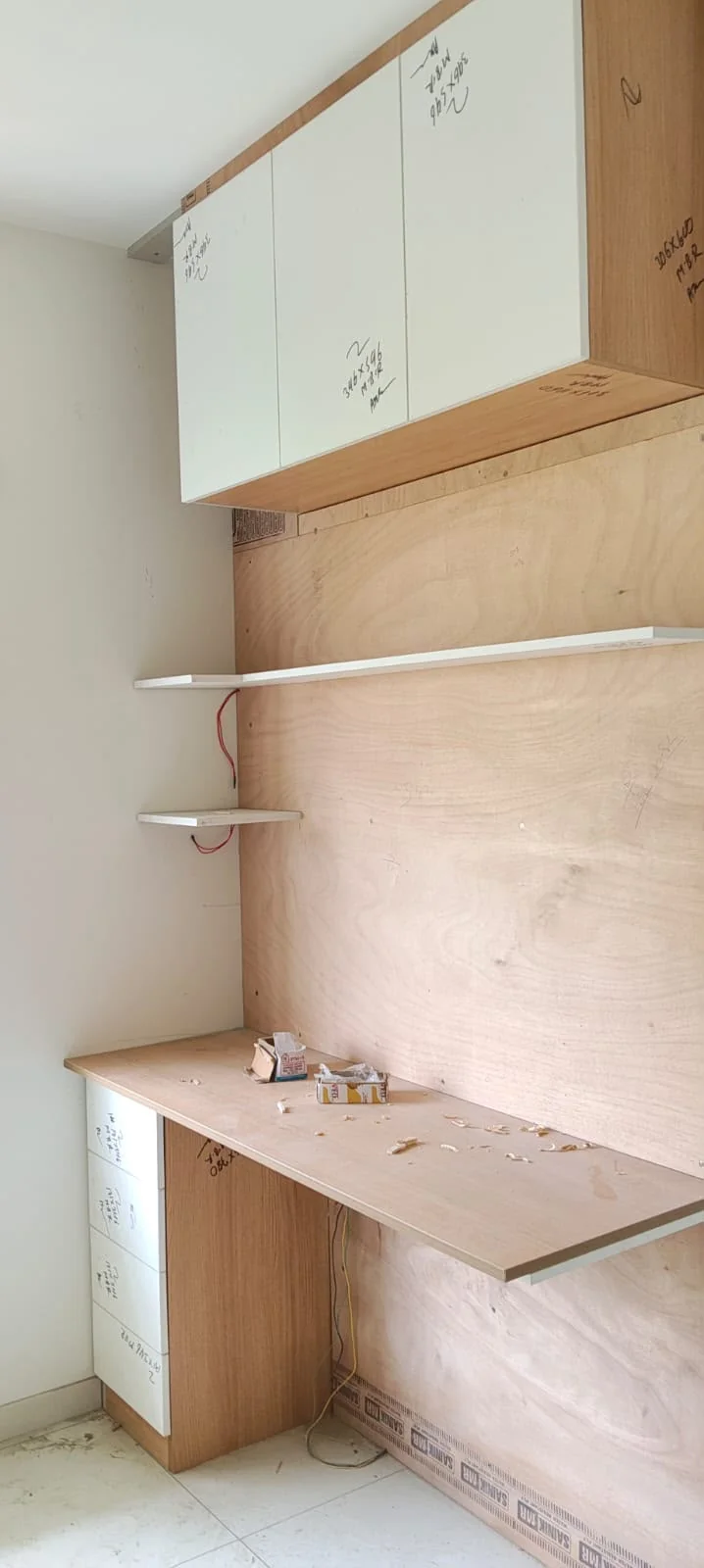 Ram Royal Interiors work photograph 26: feature walls & units in a residential interior